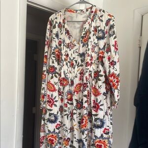 Floral Print Women's Dress xxl